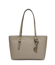 MICHAEL KORS QUINN Borsa shopping stampa logo all over - Borse Donna