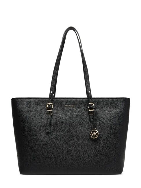 MICHAEL KORS QUINN Borsa shopping in pelle black - Borse Donna