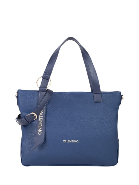 MARIO VALENTINO PEONIES RE Borsa shopping a spalla con tracolla blu - Borse Donna