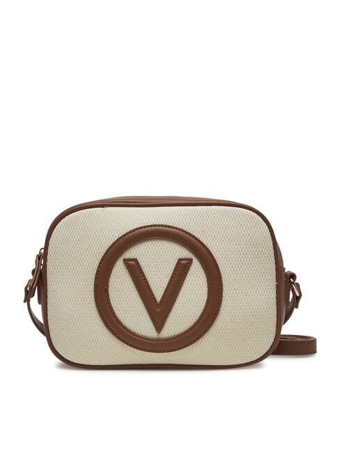 MARIO VALENTINO COVENT Borsa camera case in canvas naturale/cuoio - Borse Donna