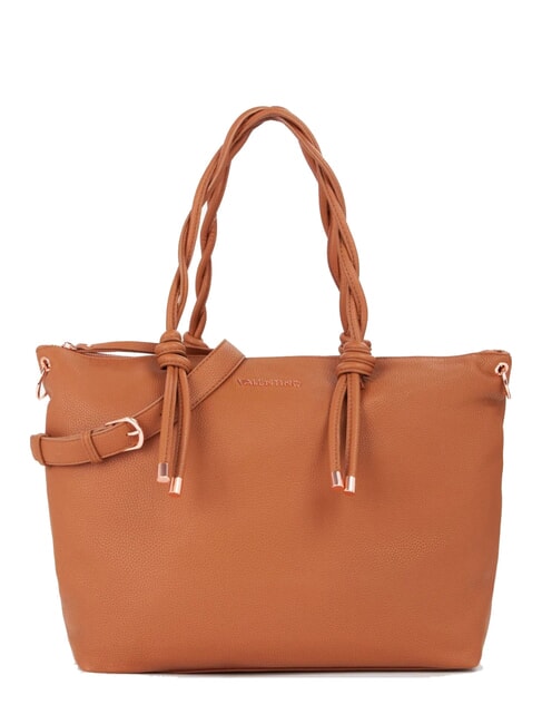 MARIO VALENTINO SCARLETT RE Borsa a spalla con manici intrecciati cuoio - Borse Donna