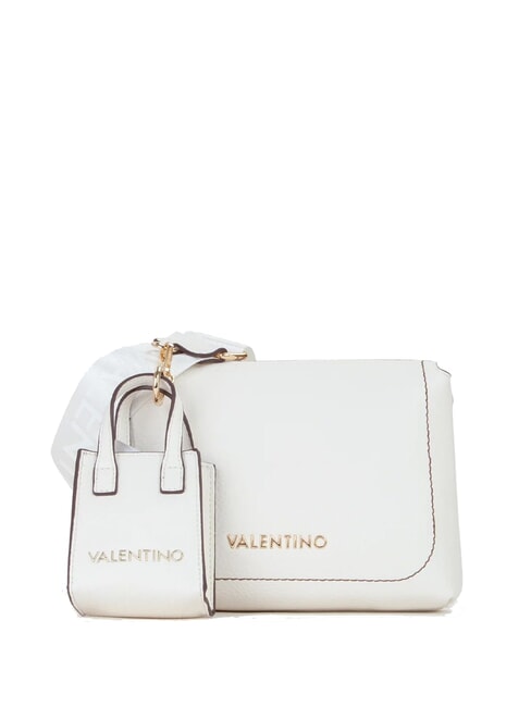 MARIO VALENTINO SAMANTHA Borsa con doppia tracolla e pouch bianco - Borse Donna