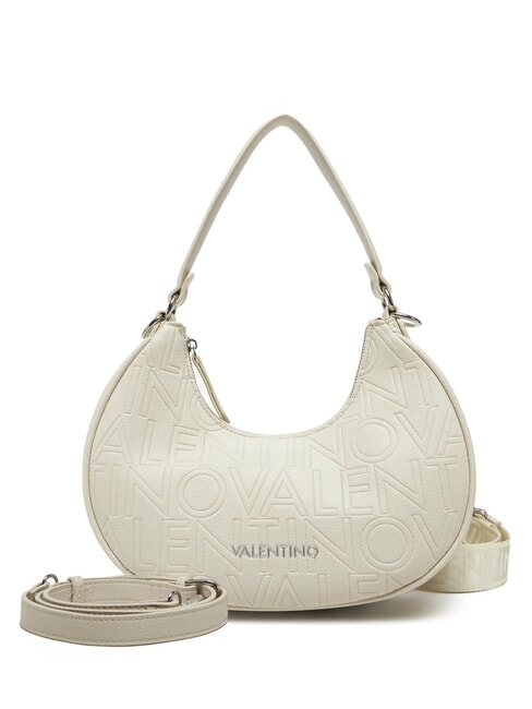 MARIO VALENTINO SHELBY Borsa a spalla con doppia tracolla ecru - Borse Donna
