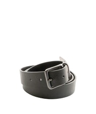 CALVIN KLEIN CASUAL PIN BUCKLE Cintura in pelle  black / matte gunmetal - Cinture - 1