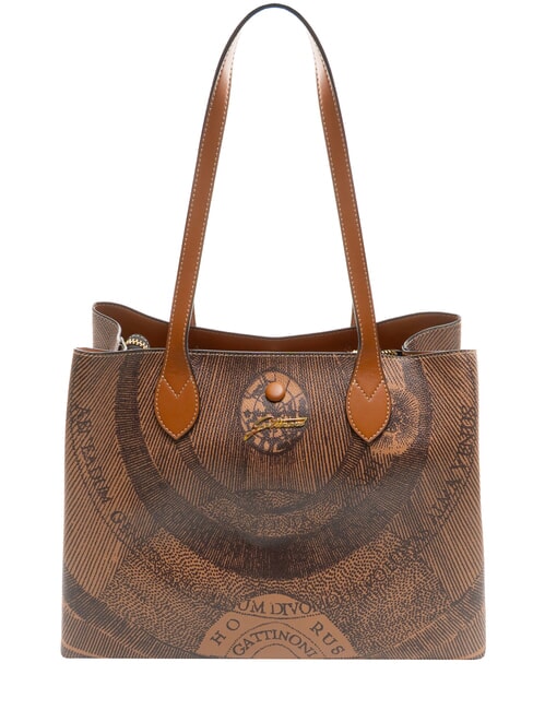 GATTINONI PLANETARIUM Borsa shopper a spalla monocromat.dk brow/tan - Borse Donna