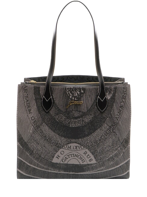 GATTINONI PLANETARIUM Borsa Tote a spalla monochrom lt grey/ black - Borse Donna