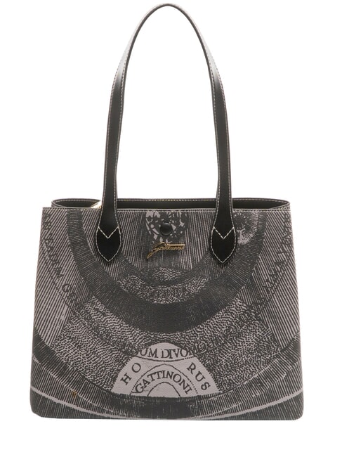 GATTINONI PLANETARIUM Borsa shopper a spalla monochrom lt grey/ black - Borse Donna