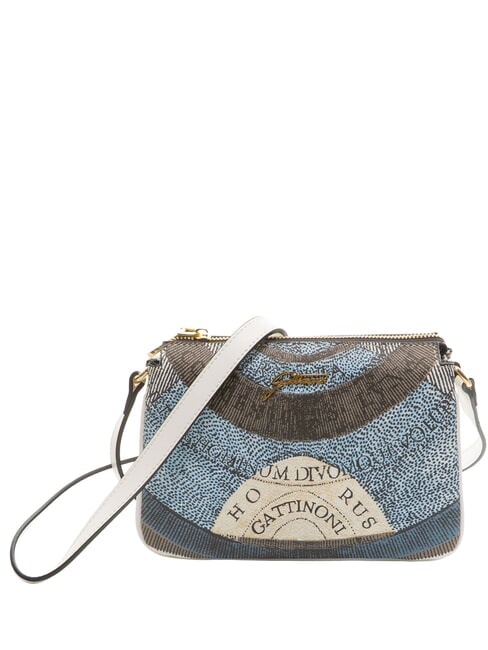 GATTINONI PLANETARIUM Borsa media a tracolla luna/ white - Borse Donna