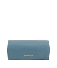 COCCINELLE JEWELRY BOX Bustina porta gioielli in pelle arctic blue - Bustine & Necessaire - 1