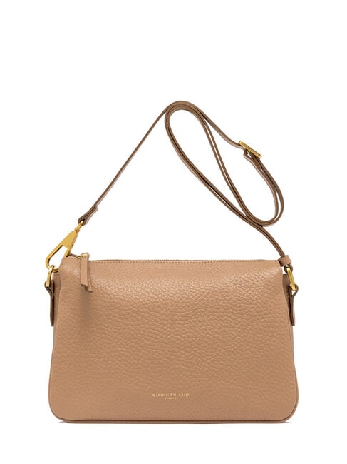 GIANNI CHIARINI BROOKE Borsa a tracolla in pelle martellata clay - Borse Donna