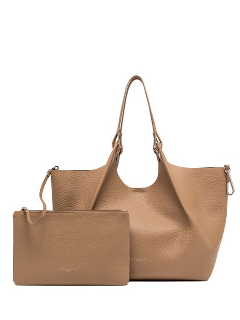 GIANNI CHIARINI DUA Borsa a spalla grande in pelle clay - Borse Donna