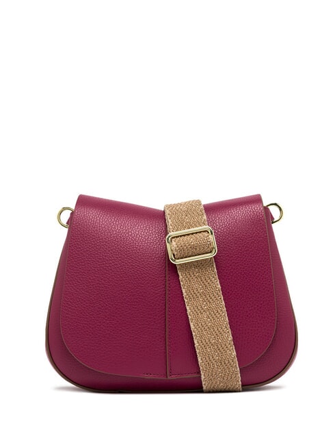 GIANNI CHIARINI HELENA ROUND Borsa in pelle con doppia tracolla desert flower - Borse Donna