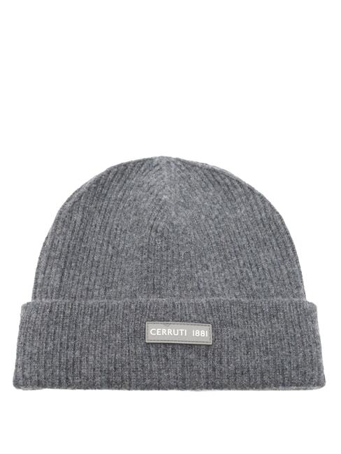 CERRUTI BEANIE Berretto in lana grigio - Cappelli