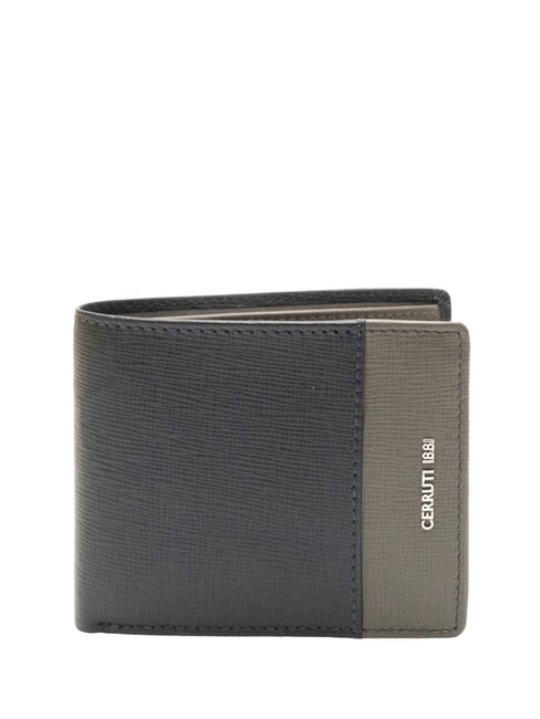 CERRUTI NADIR Portafoglio in pelle 8cc blue - Portafogli Uomo