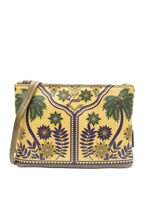 GABS BEYONCE Pochette in pelle palm beach toni verdi - Borse Donna