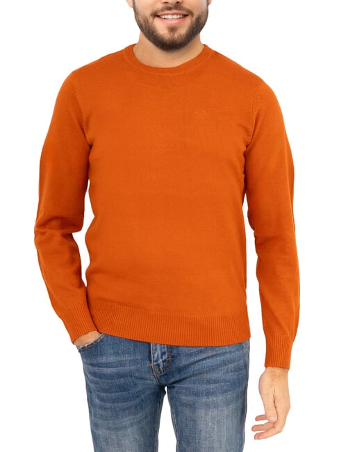 NORTH SAILS N|S Maglione girocollo ricamo logo gold flame - Maglie Uomo