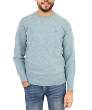 NORTH SAILS N|S Maglione girocollo ricamo logo dusty blue - Maglie Uomo - 1