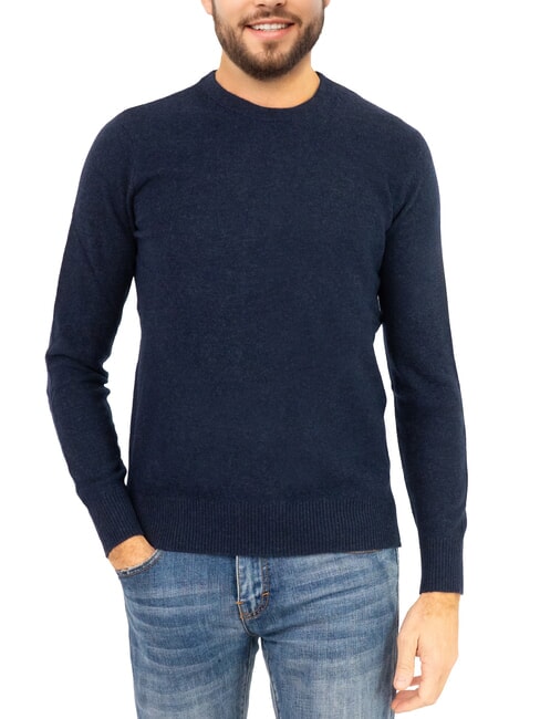 NORTH SAILS N|S Maglione girocollo ricamo logo navy blue - Maglie Uomo