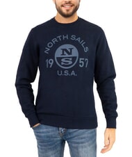 NORTH SAILS LOGO Felpa a girocollo con maxi stampa - Felpe Uomo