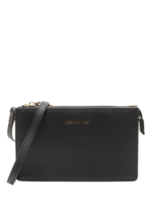 CERRUTI CERRUTIS Pochette con tracolla, in pelle nero - Borse Donna