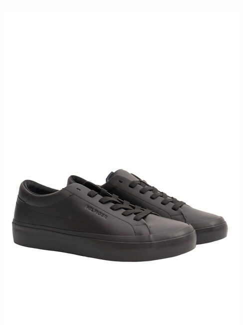 TOMMY HILFIGER TH Sneakers in pelle black - Scarpe Uomo