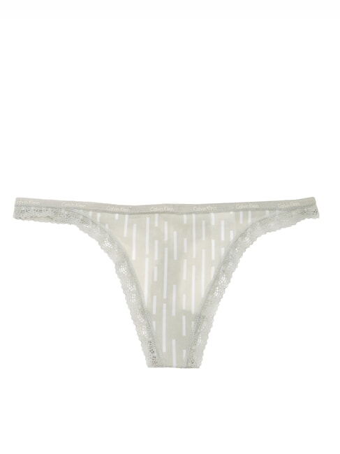 CALVIN KLEIN CK Perizioma con pizzo morse stripe_rich clay - Slip Donna