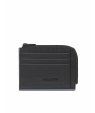 PIQUADRO ATLAS Portacarte portamonete piatto in pelle - Portafogli Uomo