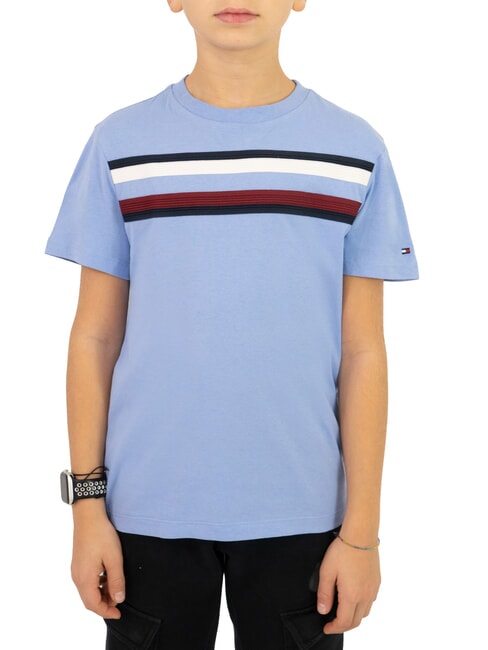 TOMMY HILFIGER TH KIDS T-Shirt in cotone june iris - T-shirt Bambino