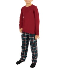 TOMMY HILFIGER TH KIDS Pigiama maglia e pantalone rg/ green global stripe ck - Pigiami Bambini - 1