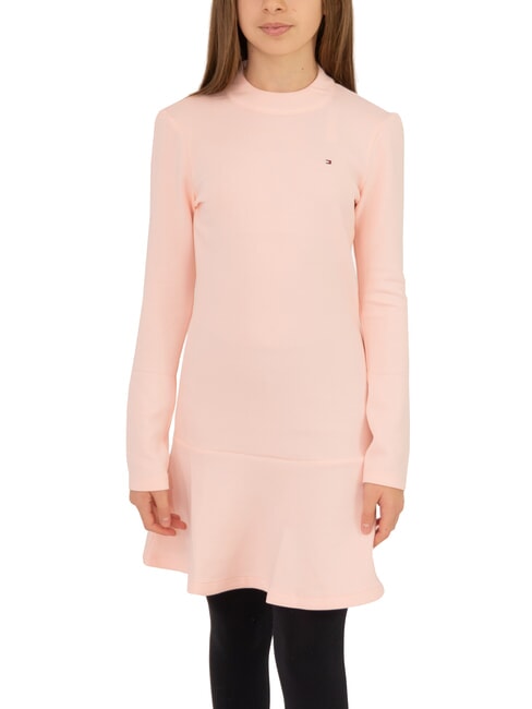 TOMMY HILFIGER TH KIDS Abito bambina a manica lunga pink crystal - Vestiti Bambine