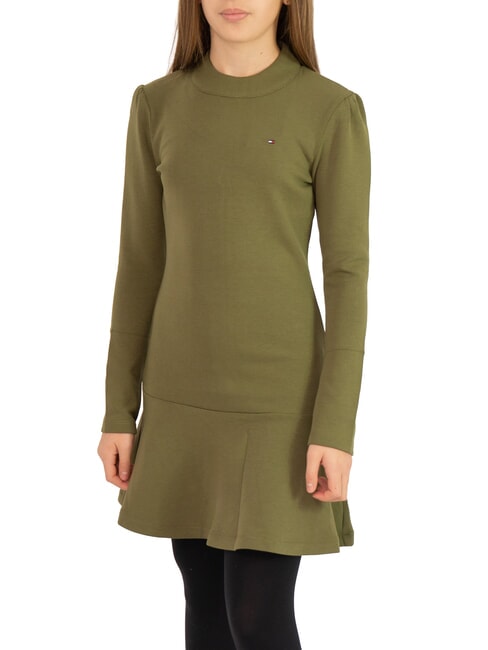 TOMMY HILFIGER TH KIDS Abito bambina a manica lunga putting green - Vestiti Bambine