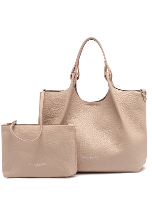 GIANNI CHIARINI DUA Borsa a spalla, in pelle pink salt - Borse Donna