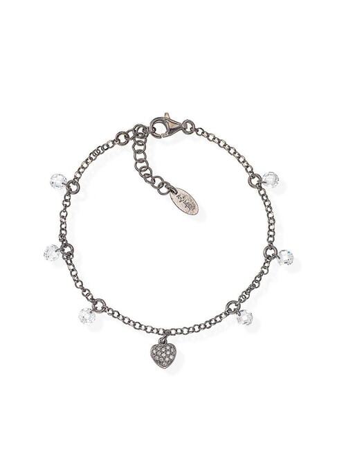 AMEN CANDY CHARM Bracciale in argento con charms rutenio - Bracciali Donna