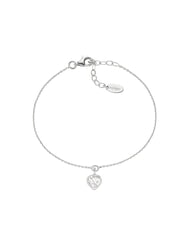 AMEN AMORE Bracciale con cuore e zircone - Bracciali Donna