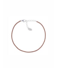 AMEN TENNIS MANIA Bracciale con zirconi arancioni rodio - Bracciali Donna - 1