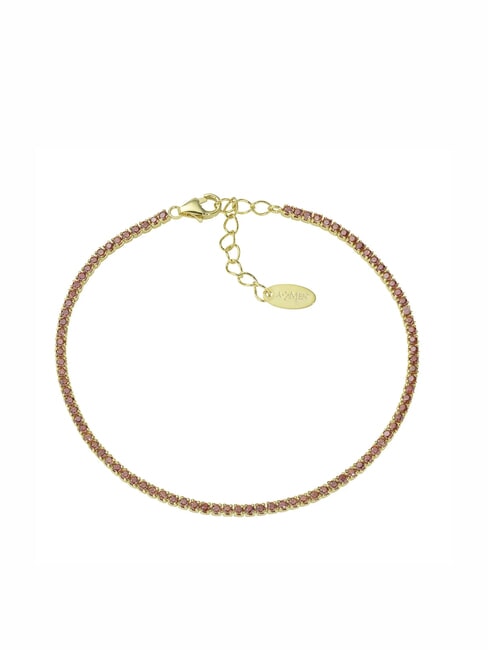 AMEN TENNIS MANIA Bracciale dorato con zirconi oro - Bracciali Donna