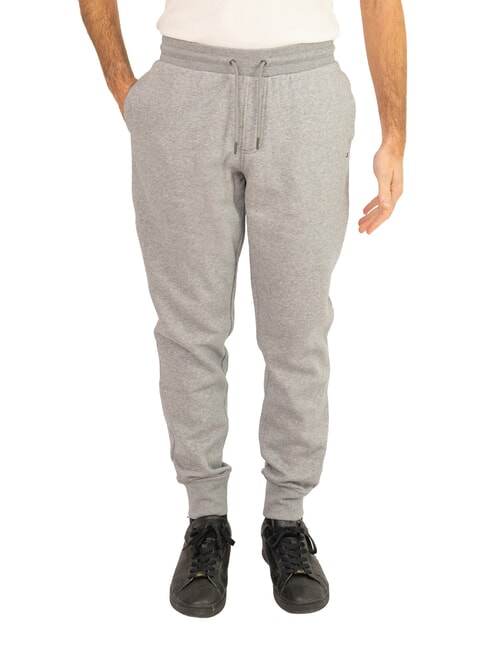 TOMMY HILFIGER TH Pantaloni di tuta con elastico alla caviglia mid grey heather - Tute sportive Uomo