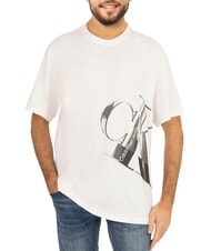 CALVIN KLEIN CK JEANS T-shirt maniche corte relaxed fit bright white - T-shirt Uomo - 1