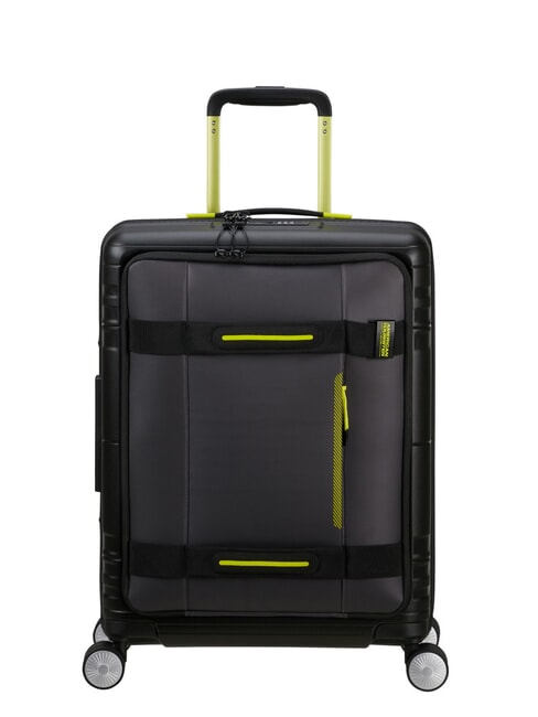 AMERICAN TOURISTER HELLO CABIN Trolley bagaglio a mano espandibile black/lime - Bagagli a mano