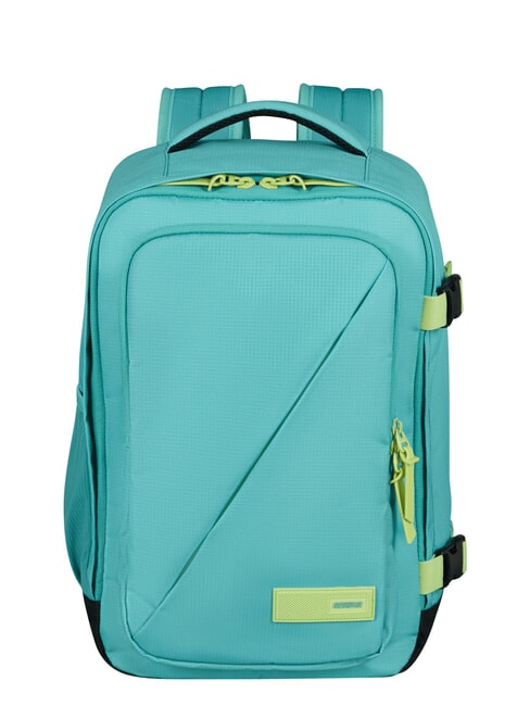 AMERICAN TOURISTER TAKE2CABIN S Zaino underseater ok Ryanair dusty turquoise/lime - Zaini Scuola & Tempo Libero