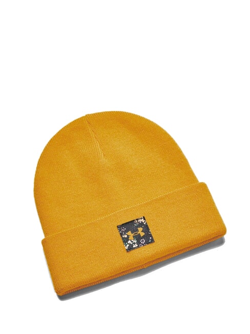 UNDER ARMOUR HALFTIME Berretto con risvolto golden yellow - Cappelli
