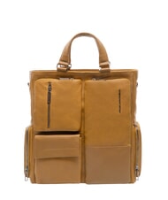 PIQUADRO CAMPIONARIO - RONNIE Bora porta PC in pelle Giallo - Borse Donna - 1