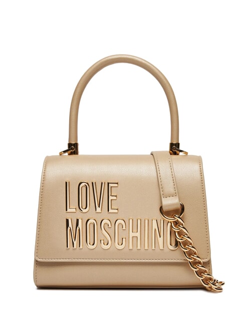 LOVE MOSCHINO BOLD LOVE Borsa a cartelletta con tracolla gold - Borse Donna