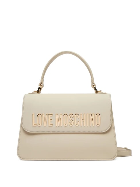 LOVE MOSCHINO BOLD LOVE Borsa a mano con tracolla avorio - Borse Donna