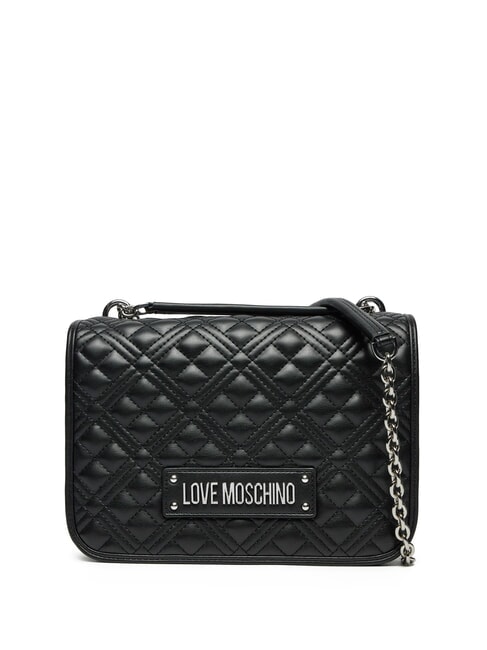 LOVE MOSCHINO QUILTED Borsa a spalla, a tracolla Nero/nero - Borse Donna