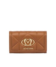 LOVE MOSCHINO LOVE EMBOSSED Portafoglio grande con patta - Portafogli Donna