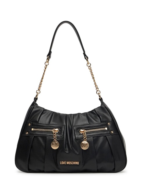 LOVE MOSCHINO BAGGY Borsa a spalla con tasche Nero - Borse Donna