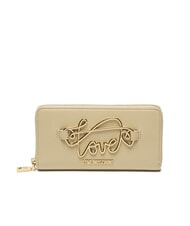 LOVE MOSCHINO SCRIPT Portafoglio grande zip around - Portafogli Donna