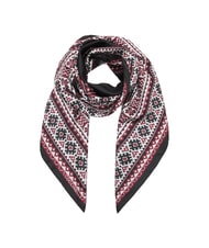 COCCINELLE NORDIC FRAMES Foulard di seta MULTICOLOR NOIR - Sciarpe - 1