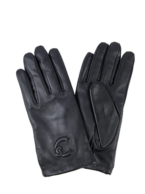 COCCINELLE C-ME GLOVE EMB Guanti in pelle Nero - Guanti